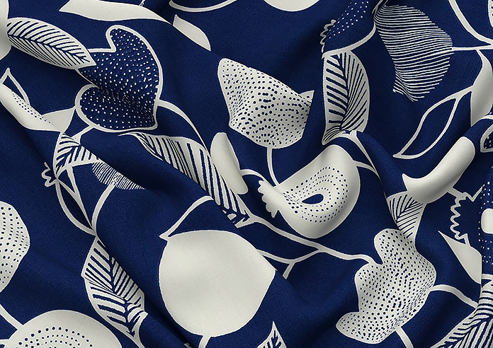 Nordic, Indigo - Made to Measure Curtains - Image 4
